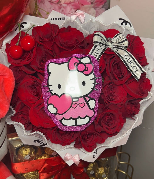 25 Roses Hello Kitty